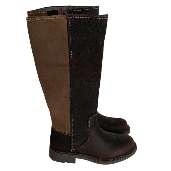 Amazon.com | Clarks Women Clarks Opal Glow Knee High Leather Boot Women\'s Size 6.5 W Brown New With Box
